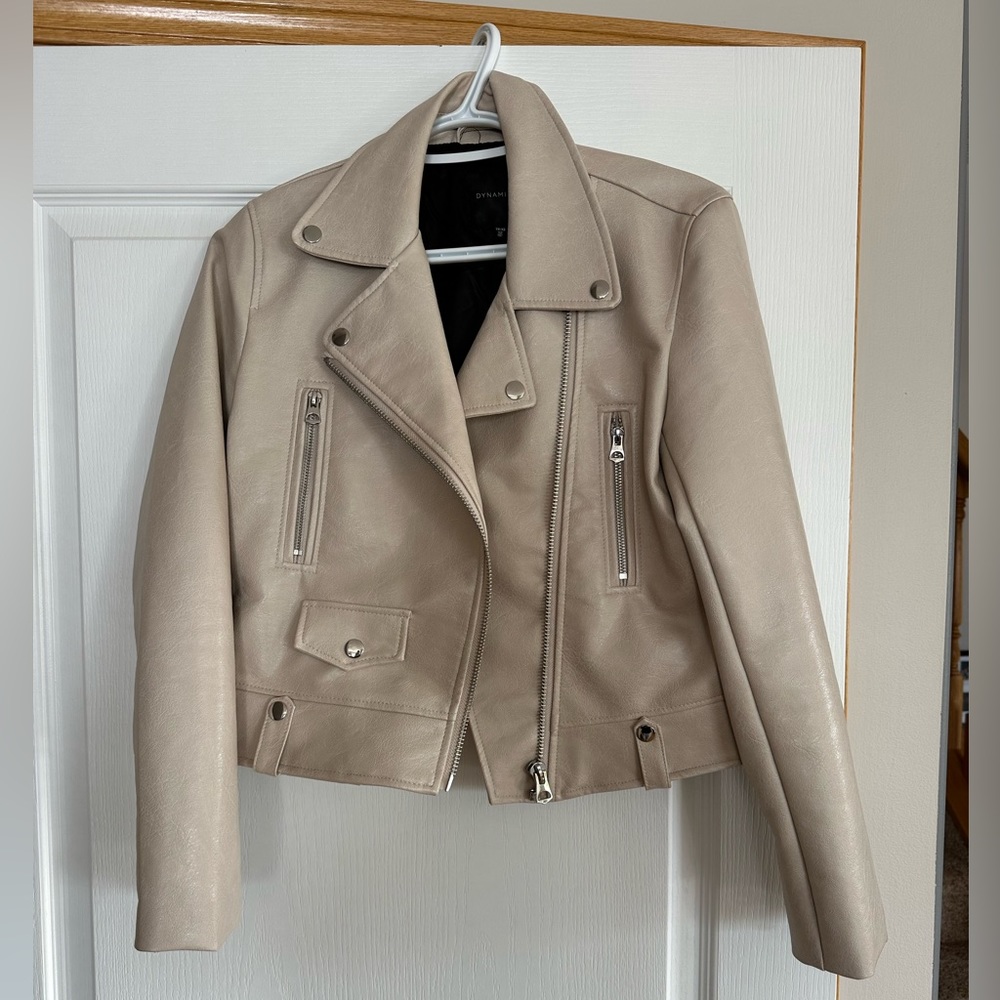 New faux leather jacket. Only worn once.